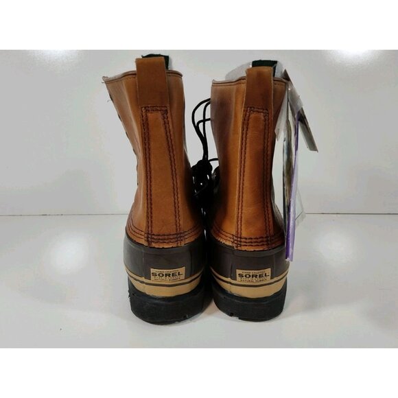 Sorel Chieftain ThermoPlus 100 Boots Men's 10 Caramel 32F To -100F NWT NOS USA - Picture 6 of 12